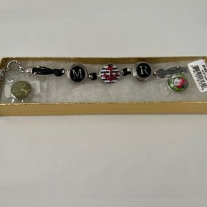 GANZ JEWEL LA LA | snap button bracelet NWT